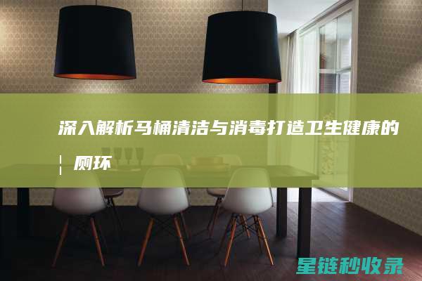 深入解析马桶清洁与消毒：打造卫生健康的如厕环境 (马桶详解)